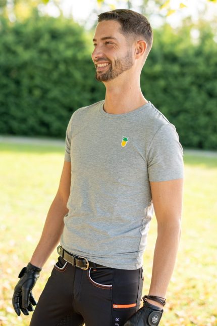 Herren T-Shirt Pineapple Vibe Hellgrau