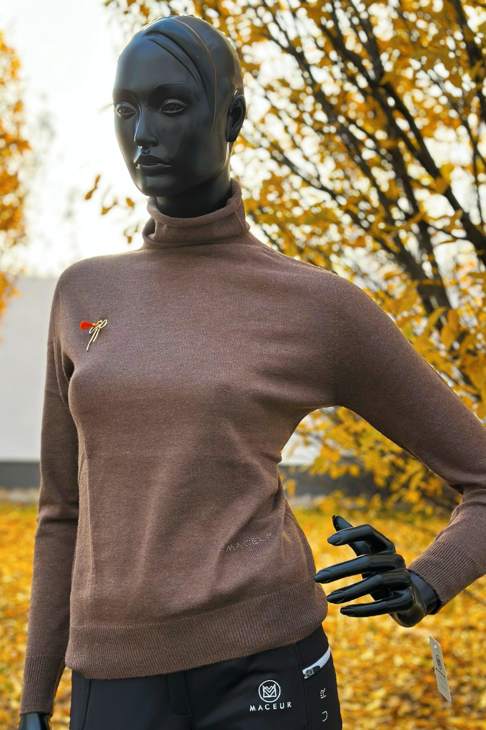 Cozy Charm langarm Mockneck Pullover