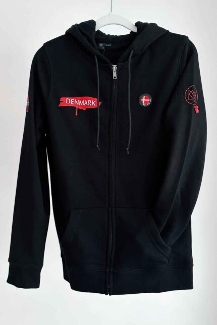 Zippweste Scharz DEN